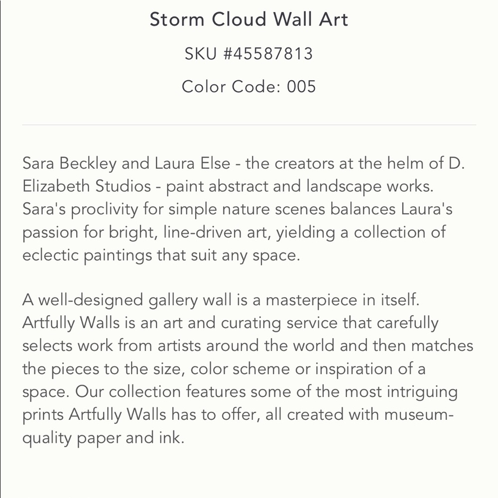 Anthropologie Cloud Wall Art 🖼 - Picture 6 of 16